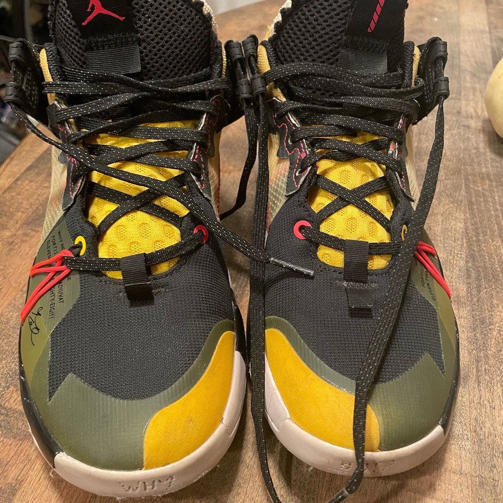 Jordan Kids Sneakers - Black, Yellow, Red